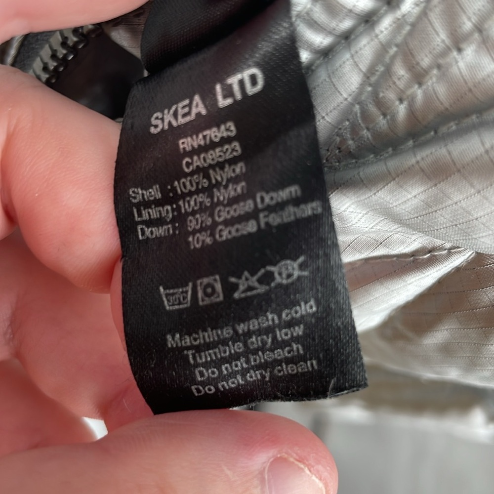 Skea Metallic Skiing Quilted Goose Down Puffer Jacket - Picture 4 of 4